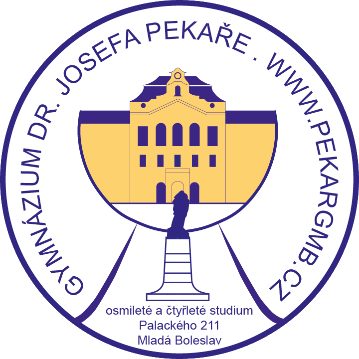 Logo Gymnázia Dr. Josefa Pekaře