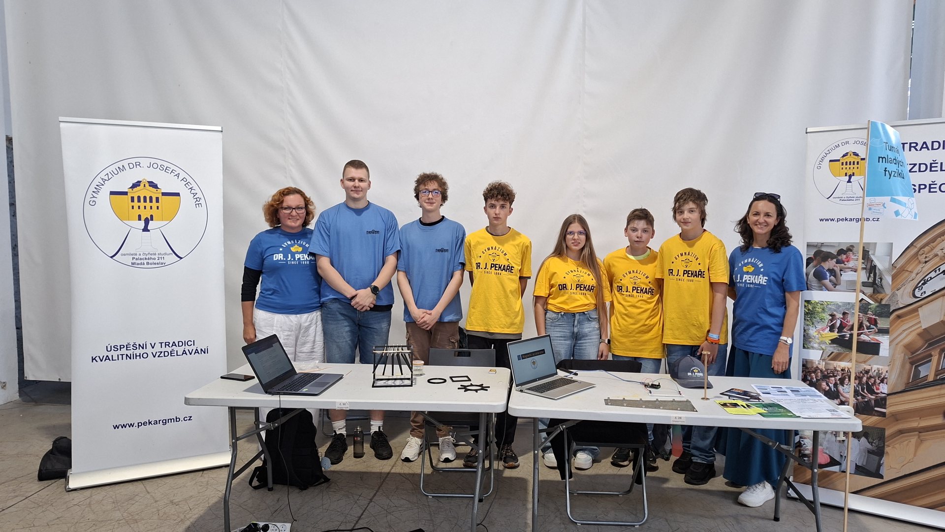Naši studenti na Maker Faire Mladá Boleslav 2026